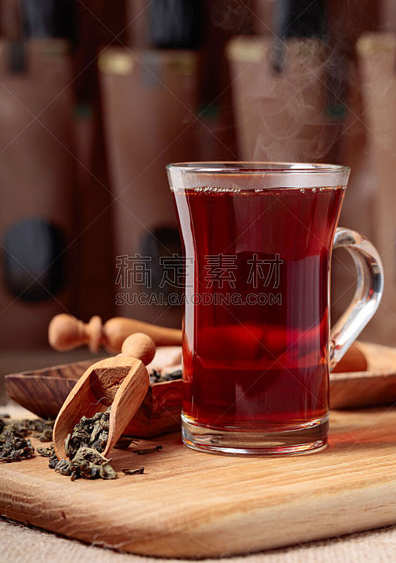 热,玻璃杯,茶树,干的,木匙,茶叶,饮料,茶,斯里兰卡,拉脱维亚