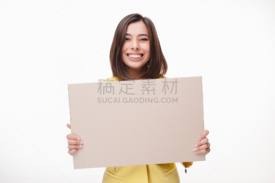 留白,白色,黑板,女商人,套装,仅成年人,青年人,人的脸部,布告