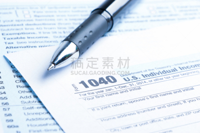 金融,税表,概念,1040税表,圆珠笔,表格填写,办公室,水平画幅,表格,税