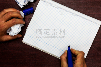 空的,模板,文档,笔记本,留白,市场营销,男人,分离着色,距离标记