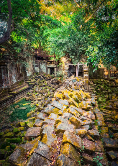 崩密列,寺庙,柬埔寨,暹粒,蹦极,过去,世界遗产,色彩鲜艳,著名景点,废墟