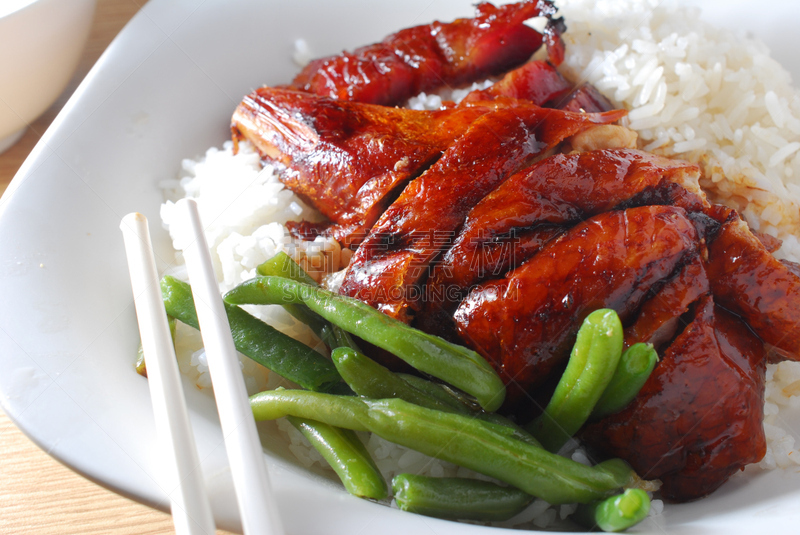 烤鸭,鸭子肉,饮食,豌豆,水平画幅,无人,时尚,特写,豆,烤的