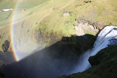 冰岛东南部,seljalandsfoss waterfall,树林瀑布,黄金瀑布,雷克雅未克,水,旅游目的地,水平画幅,瀑布,无人
