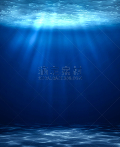 垂直画幅,水,蓝色,深的,背景,抽象,自然,太空,无人,水下