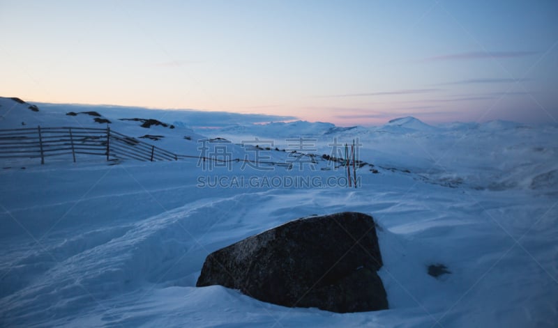 山,拉普兰,冬天,晴朗,白昼,滑雪坡,山景城,冷,滑雪场,滑雪缆车