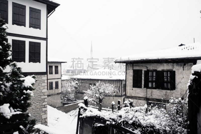 城市,旅游目的地,水平画幅,土耳其,雪,无人,2015年,世界遗产,户外,摄影