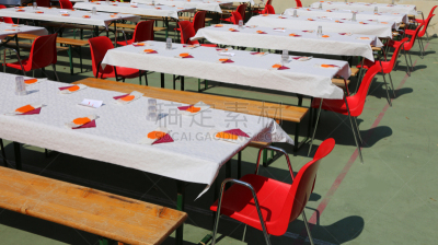桌子,事件,社交聚会,食品,学校餐,椅子,宴会,餐桌,学校,意大利