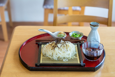 荞麦面,日本食品,日本料理,水平画幅,无人,膳食,特写,泰国,餐馆,晚餐