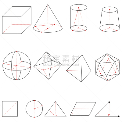 几何形状,形状,矢量,黝铜矿,金字塔,三维图形,三角学,数学,线条画,棱镜