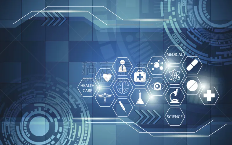 健康保健 抽象 长方形 式样 背景 图标 有序 数据 药 未来图片素材下载 稿定素材