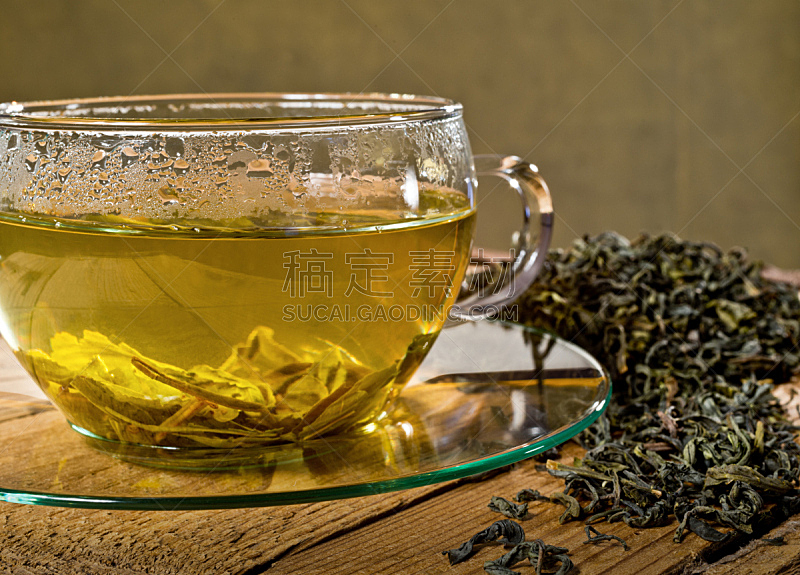 茶杯,茶叶,选择对焦,茶树,水平画幅,无人,茶碟,饮料,特写,超大号