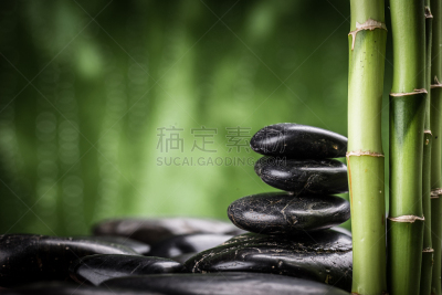 石头,禅宗,水平画幅,无人,spa美容,组物体,特写,鹅卵石,富贵竹