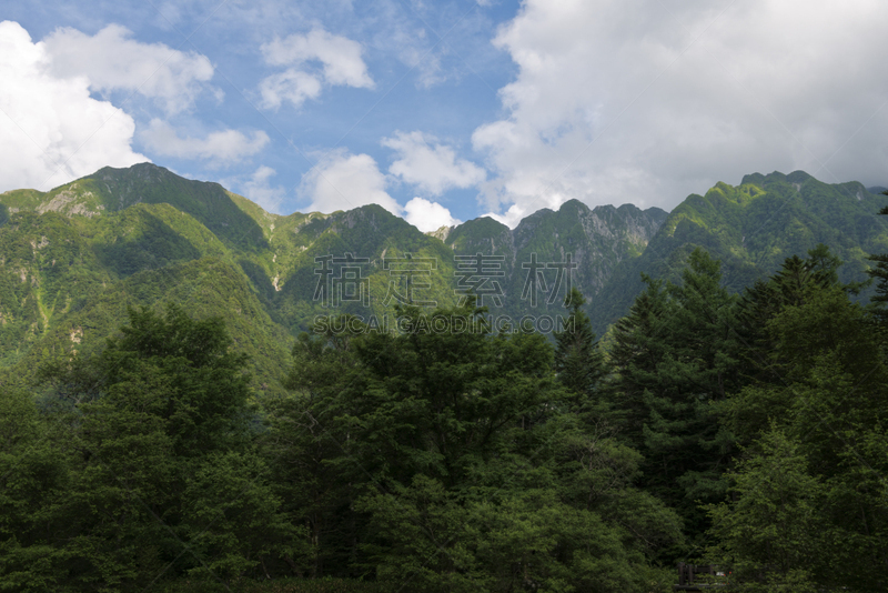 青山山脉,飞驒山脉,日本阿尔卑斯山脉,长野县,天空,水平画幅,无人,户外