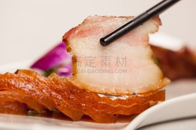 中国食品,lloyd bacon,四川菜,饮食,水平画幅,东亚,饮料,特写,熏猪肉,彩色图片