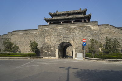 远古的,砖,曲阜,山东省,塔,中国,建筑外部,古代,图像,艺术