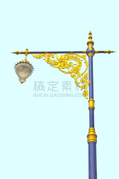 杆,黄金,照明设备,友好运动会,垂直画幅,建筑,无人,蓝色,符号,华丽的