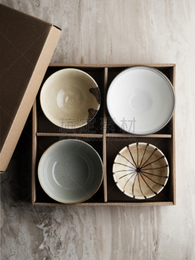 瓷器,空的,碗,盘子,纸箱,简单,餐具,空板,食饮供应,圆形