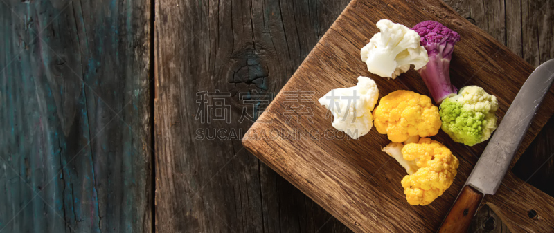 素食,花椰菜,食品,市场,西兰花,紫色,视角,黑色,顶部,当地著名景点