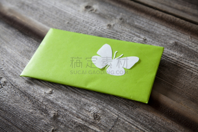 蝴蝶,礼物,手工纸,纸玩偶,水平画幅,绿色,木制,无人,情书,生日