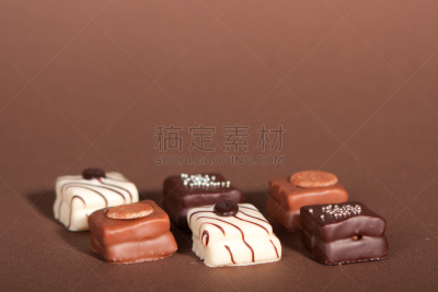 巧克力,褐色背景,乳酪点心,海绵蛋糕,褐色,水平画幅,无人,蛋糕,法式食品,甜点心