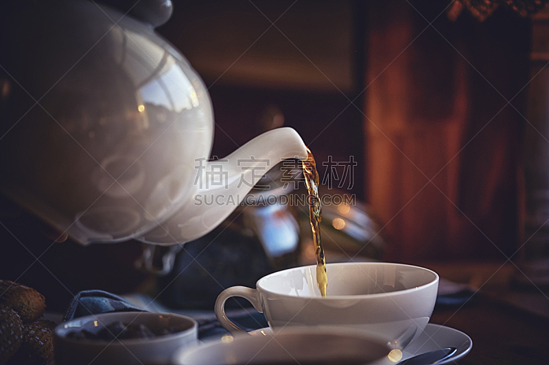 杯,红茶,茶树,水平画幅,热饮,饮料,大吉岭,花茶,白色,下午茶