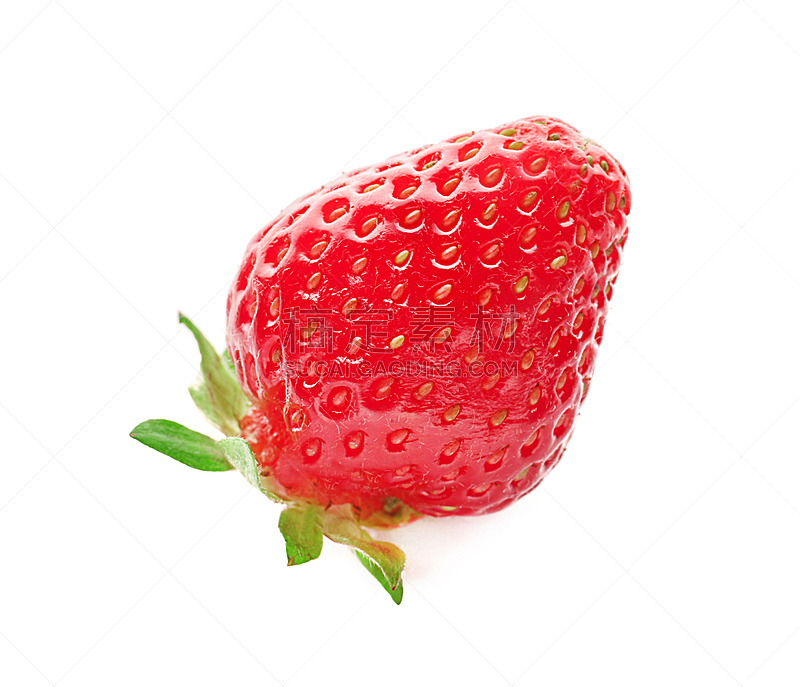 红色,白色背景,熟的,草莓,有机食品,季节,健康食物,乌克兰,食品,图像