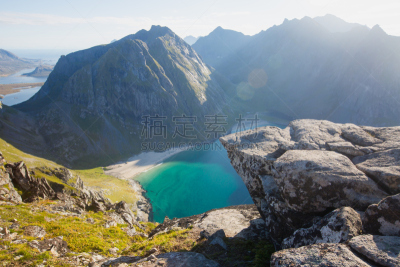 罗弗敦群岛 ,北地,夏天,地形,风景,特若欧峡,恶魔之舌,雷讷,法罗群岛,瑞属拉普兰