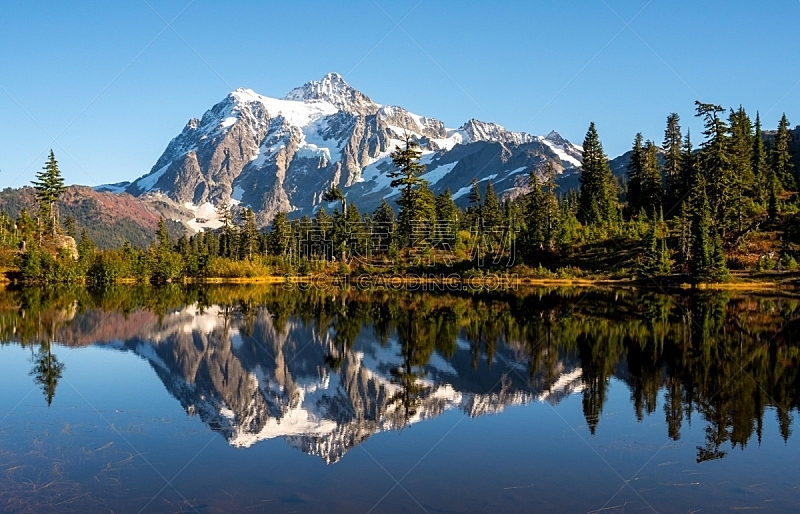 秋天,舒克森山,地形,户外,绿色,蓝色,自然美,宁静,滑雪场,自然