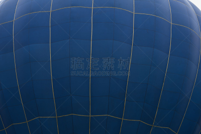 巨大的,部分,小的,蓝色,热气球,背景,球体,前面,文字,布置