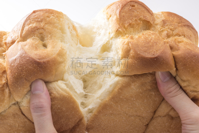 面包,女人,汽车部件,饮食,水平画幅,手,白色背景,人,部分