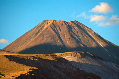 阿尔蒂普拉诺山脉,火山,南美,天空,水平画幅,云,无人,当地著名景点,阴影,户外