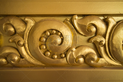 黄金,背景,金叶,留白,水平画幅,纹理效果,无人,色彩鲜艳,金属,影棚拍摄
