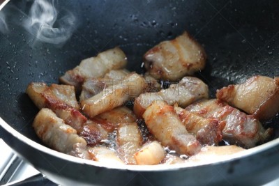 锅,泰国,厨房,酱汁,热,猪肉,烟,水平画幅,室内,彩色图片