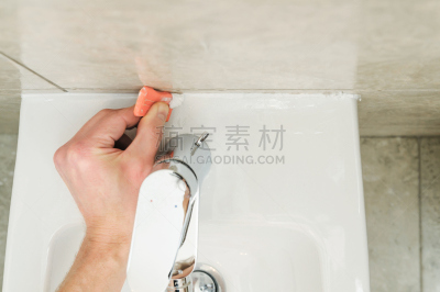 密封剂,硅树脂,平滑的,坐浴盆,硅,公共厕所,管道工,胶水,水管,浴室