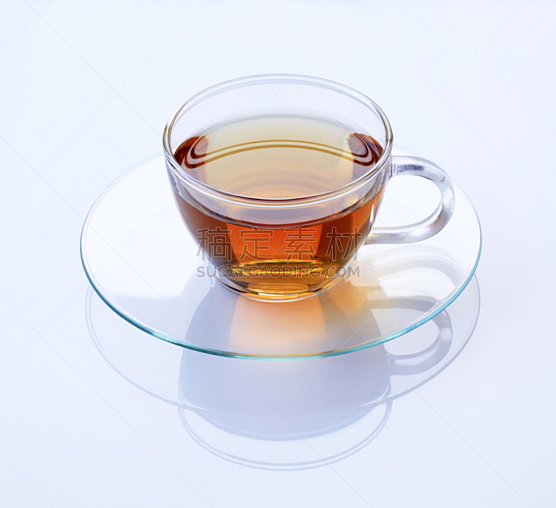 茶,热,水平画幅,无人,茶杯,茶碟,玻璃,饮料,特写,红茶