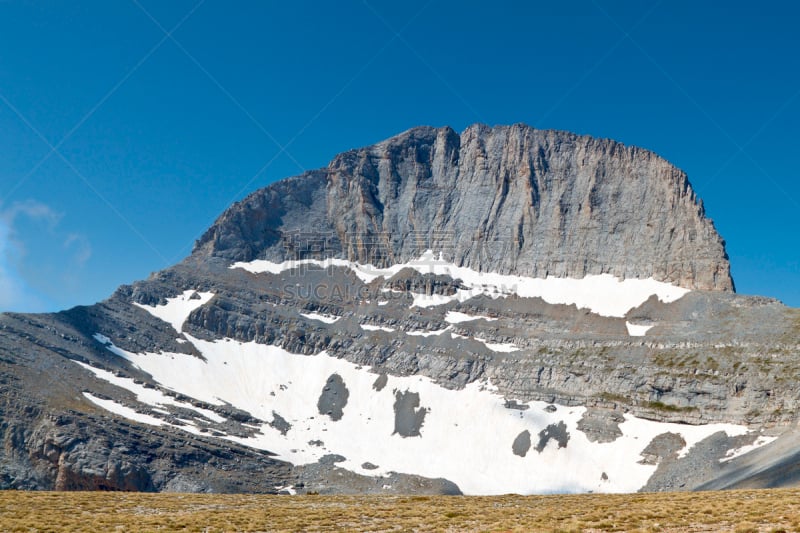 希腊,奥林匹士山,宙斯,王座,奥林匹斯山,自然,高原,水平画幅,雪,宫殿