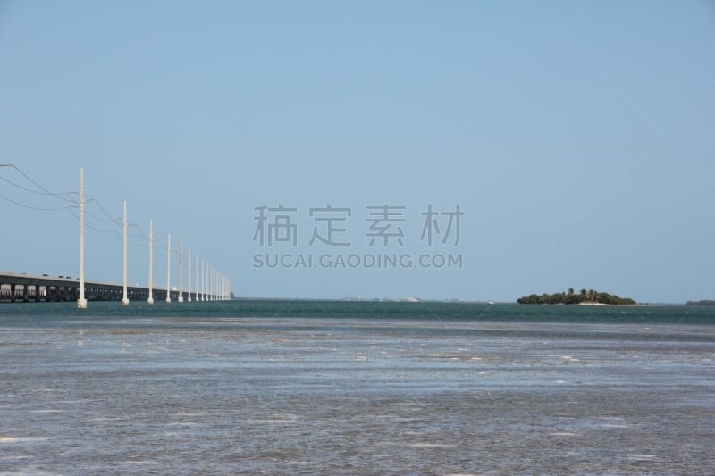 跨海公路,七里桥,佛罗里达群岛,风景,钥匙,美国,小的,鸭子,基韦斯特,主干路