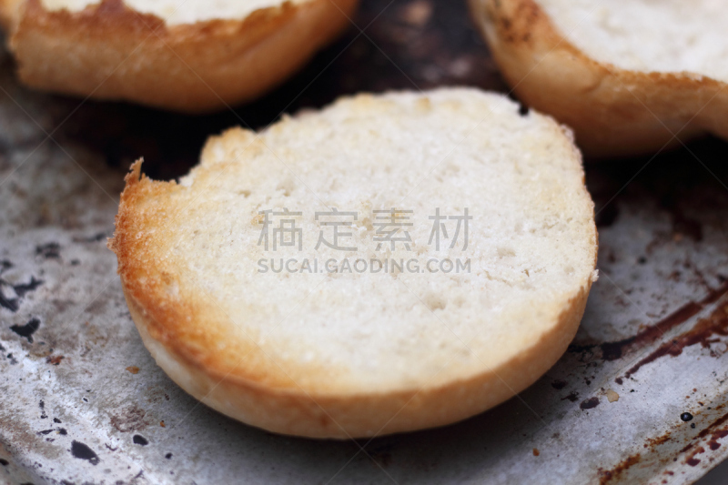 小圆面包,切片食物,折角小面包,金属,清新,波兰,早餐,膳食,面包,食品