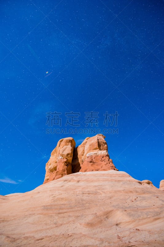 escalante,devil's garden,夜晚,埃斯卡兰特河,艾丝卡兰迪峡谷,垂直画幅,纪念碑,天空,美,无人