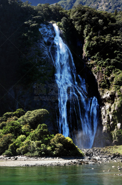 新西兰,峡湾,doubtful sound,milford track,主教法冠,米佛峡湾,垂直画幅,国家公园,雪,瀑布