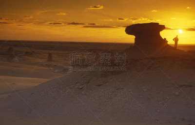 法拉夫拉,非洲,埃及,撒哈拉沙漠,白色沙漠,自然,水平画幅,地形,无人,户外