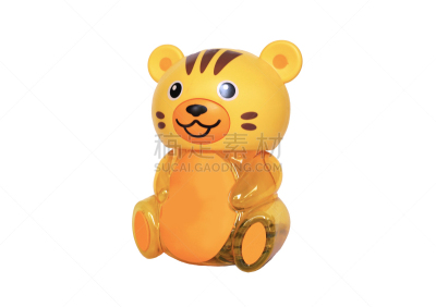 虎,黄色,白色背景,猪,救球,阴影对焦,绘画插图,性格,计算机软件,野外动物