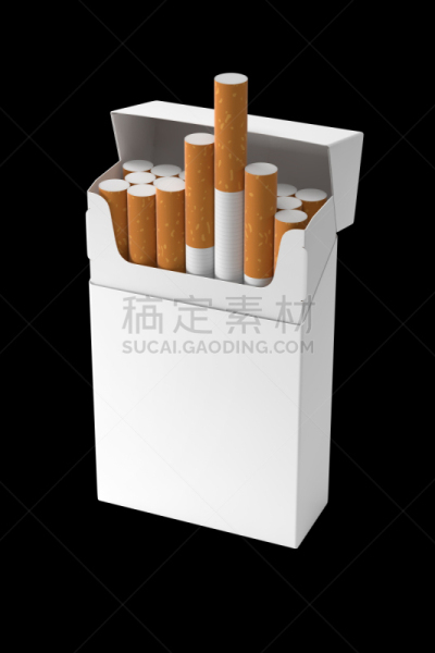 烟盒,开着的,空白的,棍,角度,固体,模板,尼古丁,软木塞,垂直画幅