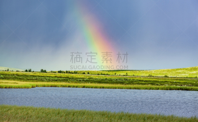 斯堪的纳维亚半岛,彩虹,挪威,云,户外,天空,晴朗,罗弗敦,白色,自然