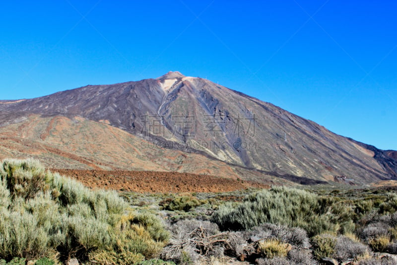 皮可德泰德山,看风景,火山,天空,美,公园,褐色,水平画幅,雪,无人