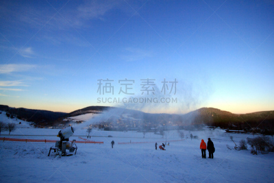 雪,炮,维林根,高原,冬季运动,水平画幅,冬天,无人,户外,德国