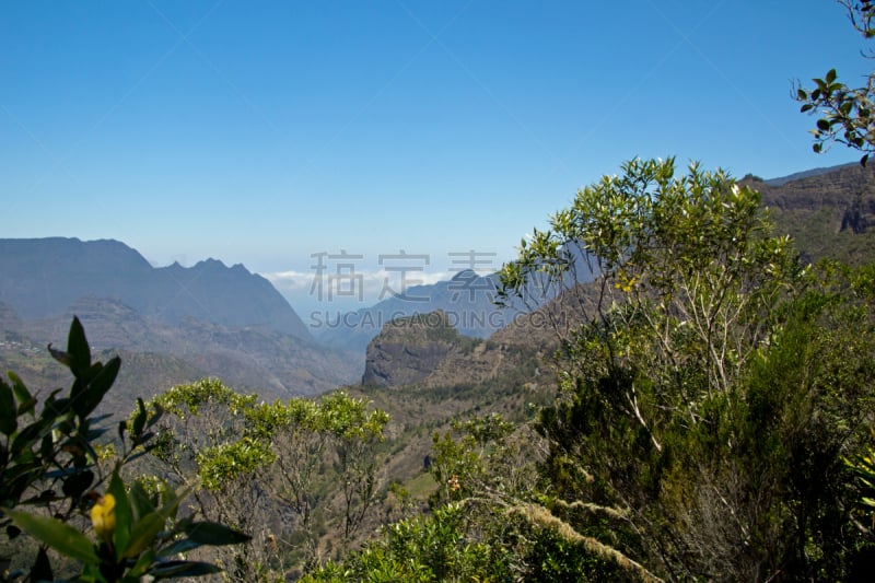 留尼汪（法属）,撒拉斯尔环岛,马法提环岛,马斯克林群岛,天空,水平画幅,无人,火山地形,户外,云景