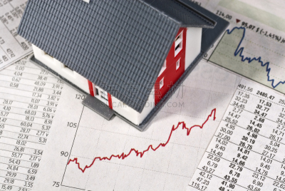 2007到2008全球金融危机,交易屏,建筑模型,独立式住宅,贷款,风险,责任,水平画幅,无人,安全
