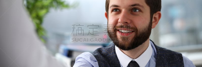 男人,手,套装,办公室,接力赛,你好,商务,经理,正装,顾客