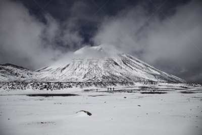 雪,山,鲁阿佩胡山,自然,高原,水平画幅,岩石,无人,新西兰北岛